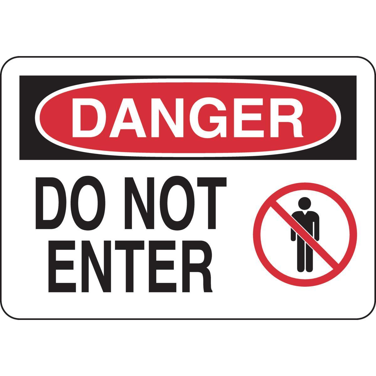 Brady® 131619 Access & Security Signs
