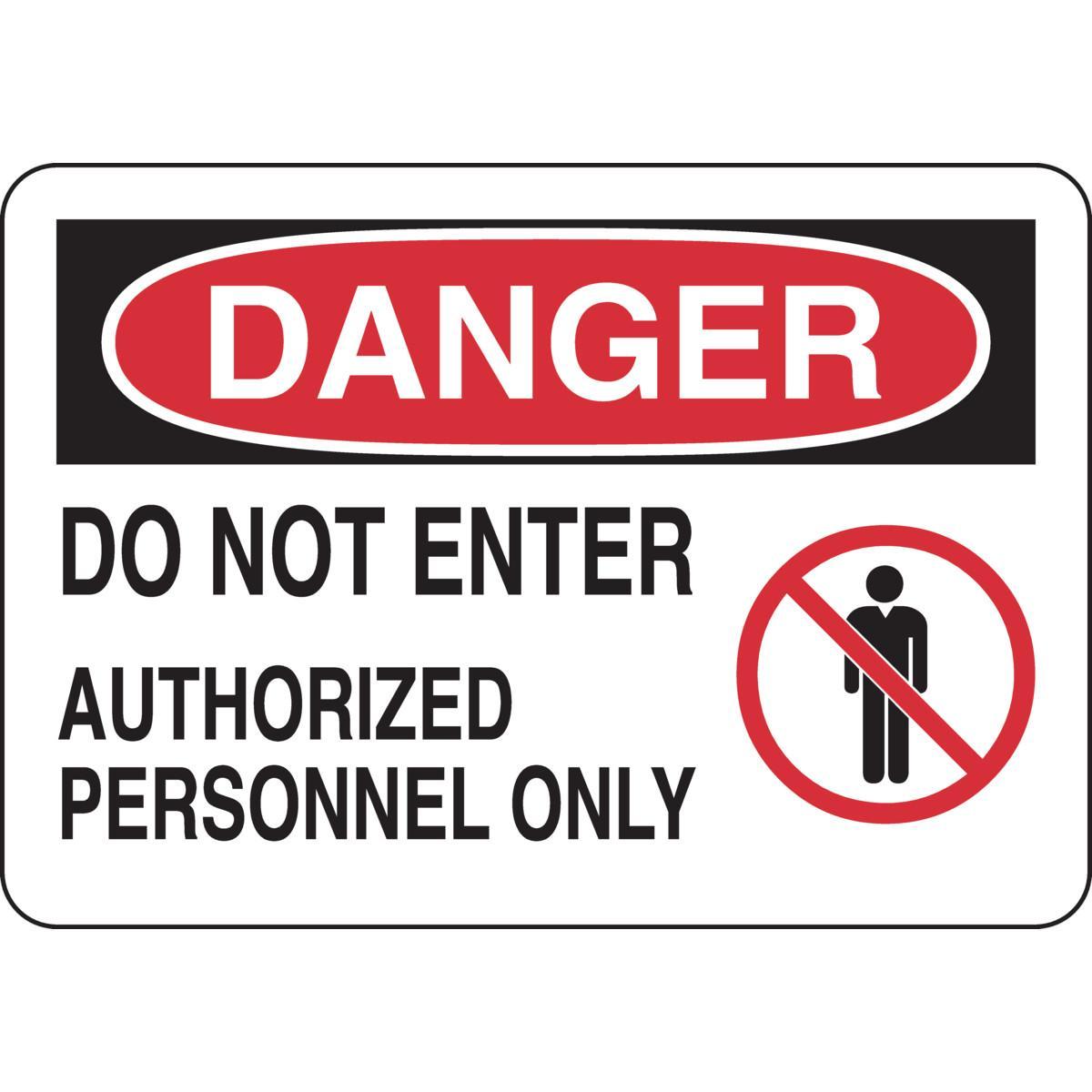 Brady® 131623 Access & Security Signs
