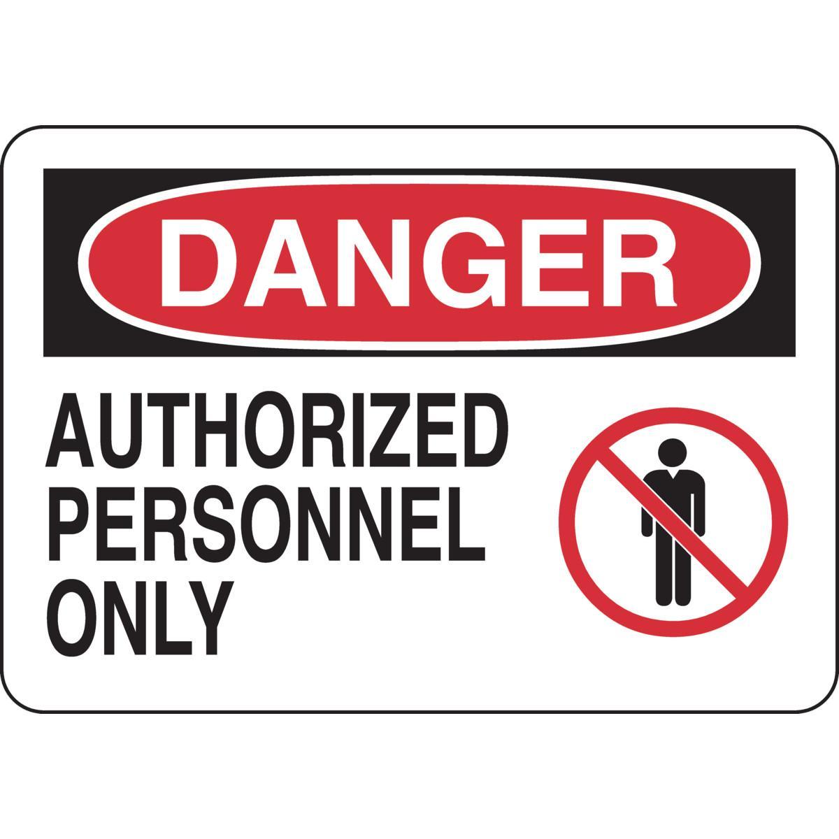 Brady® 131631 Access & Security Signs