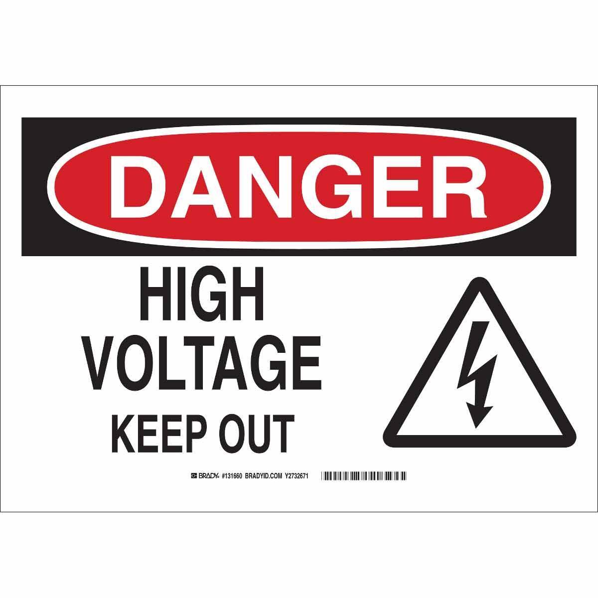 Brady® 131660 Accident Prevention Signs