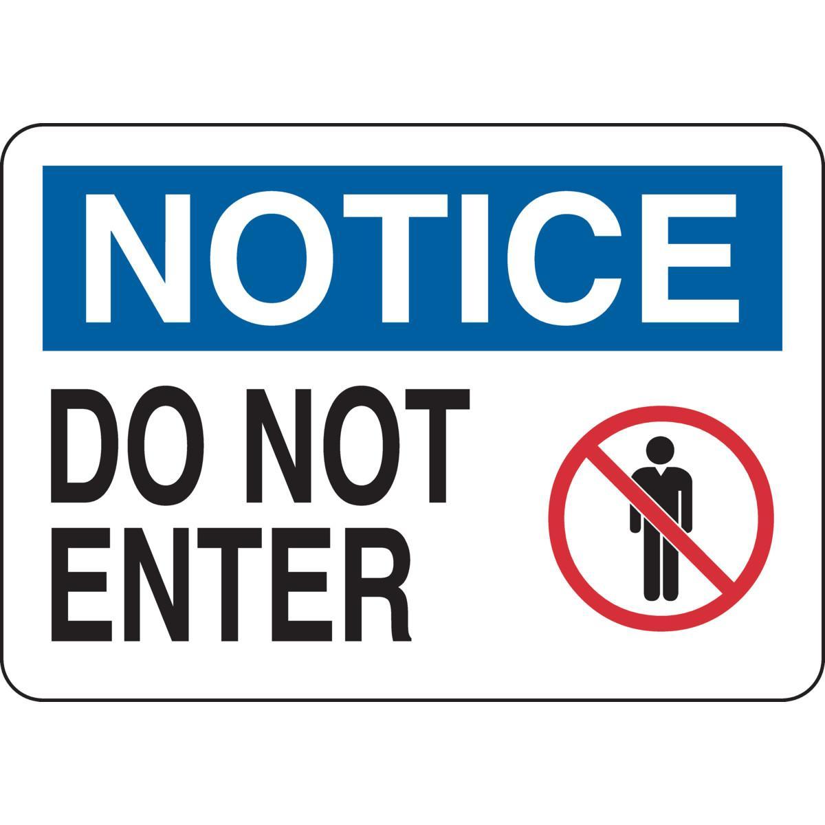 Brady® 131663 Access & Security Signs