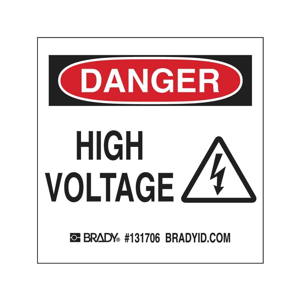 Brady® 131706 Accident Prevention Signs
