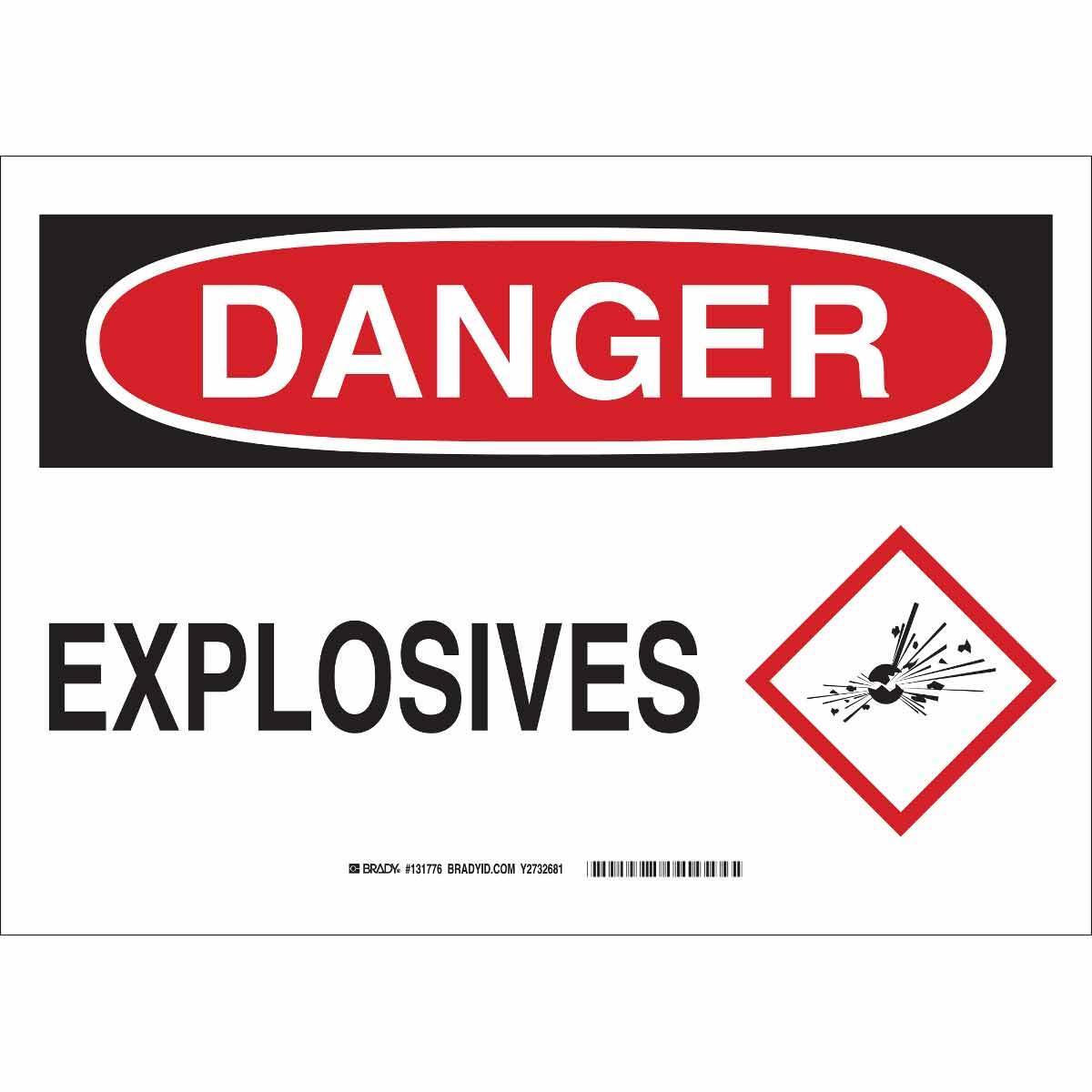 Brady® 131778 Chemical & Hazardous Material Signs