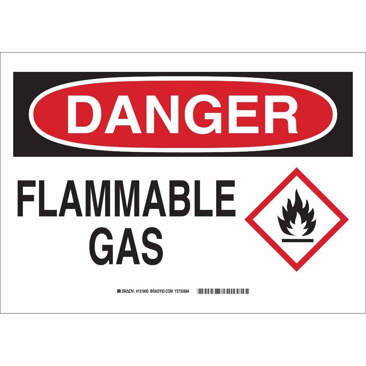 Brady® 131801 Chemical & Hazardous Material Signs