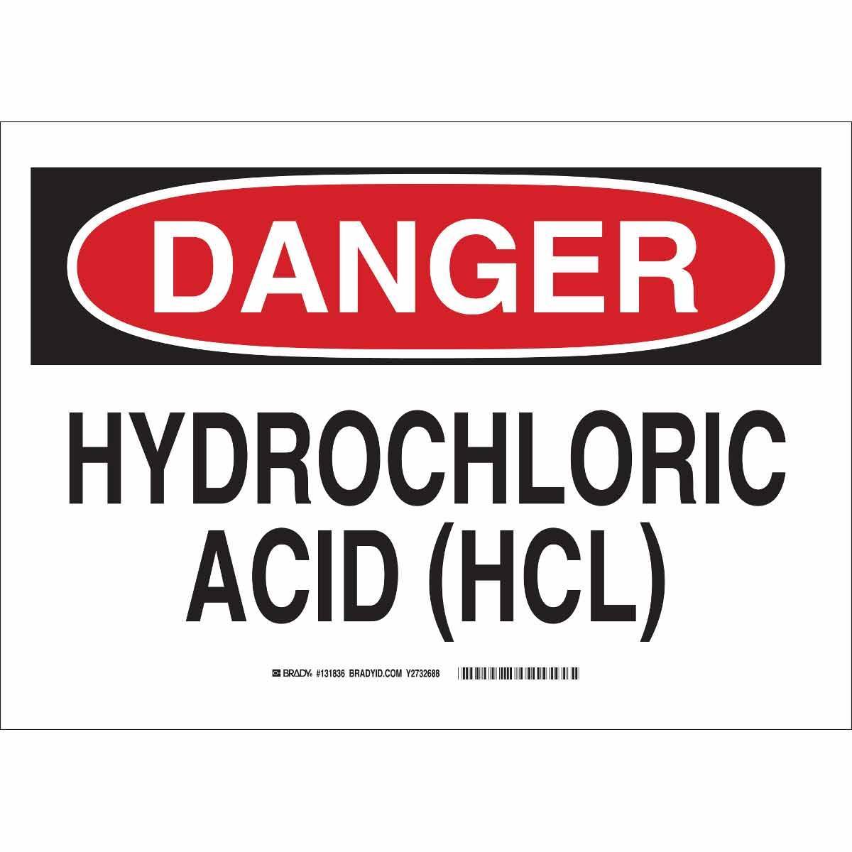 Brady® 131833 Chemical & Hazardous Material Signs