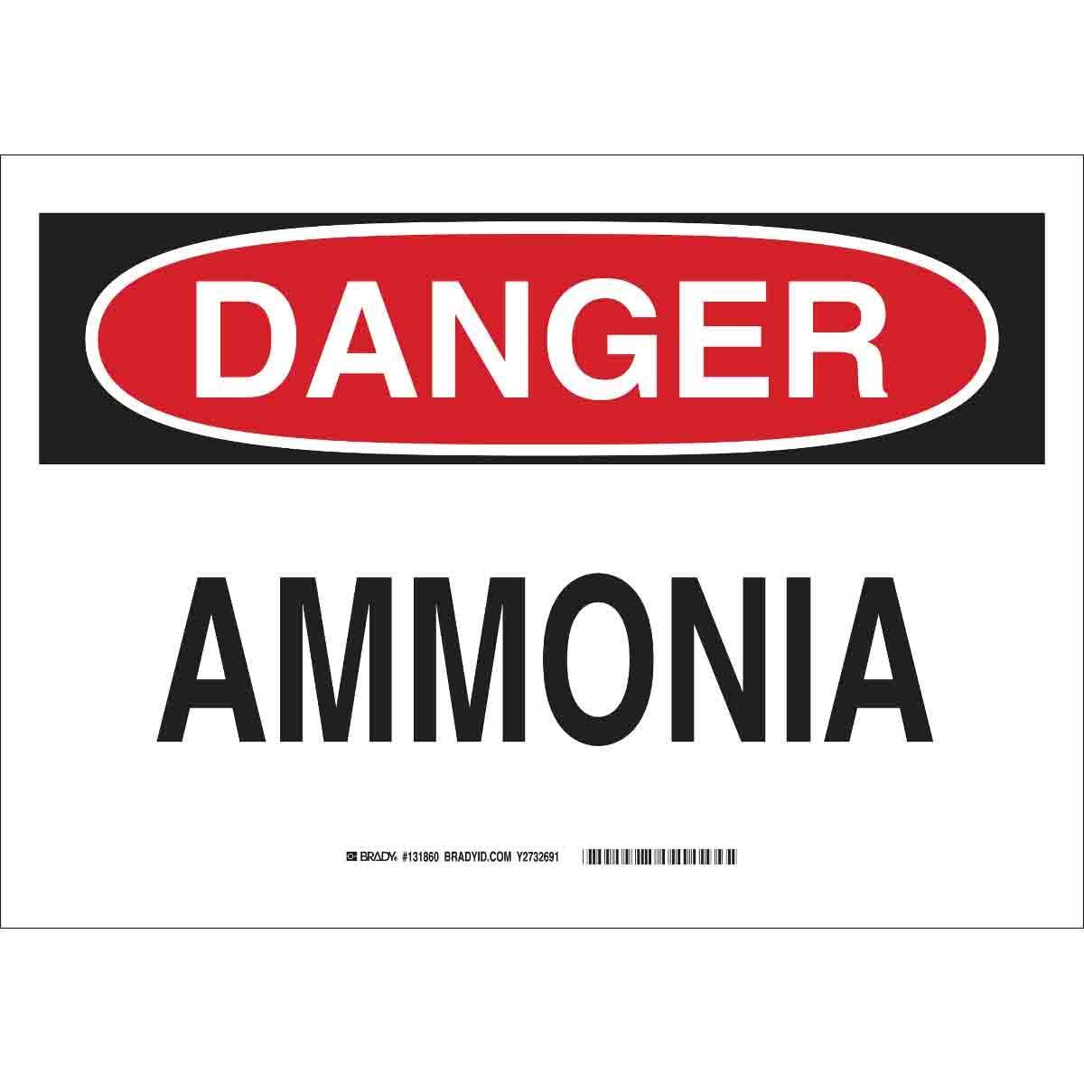 Brady® 131859 Chemical & Hazardous Material Signs