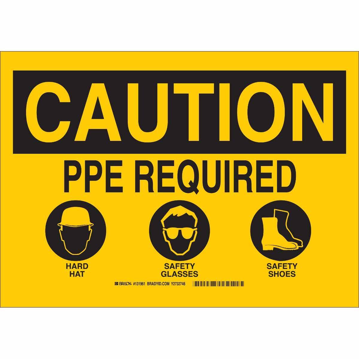 Brady® 131962 Accident Prevention Signs