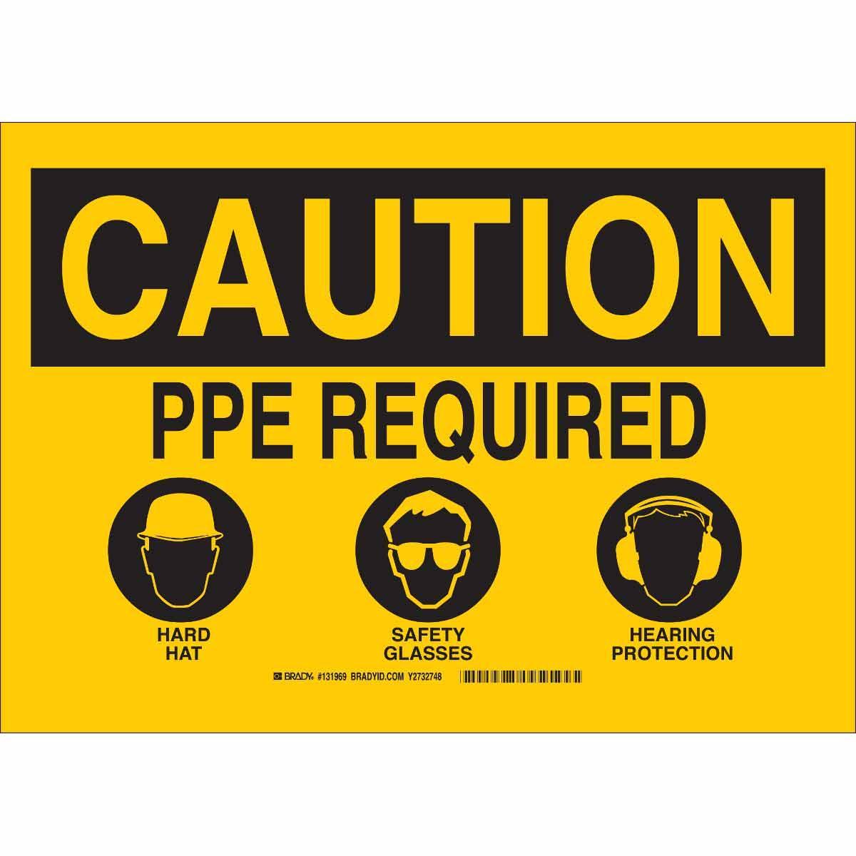 Brady® 131970 Accident Prevention Signs