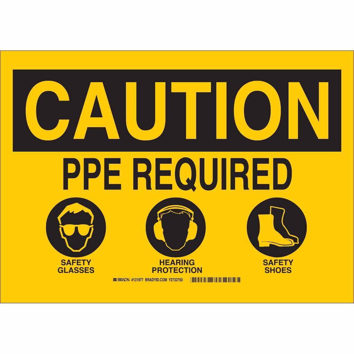 Brady® 131978 Accident Prevention Signs