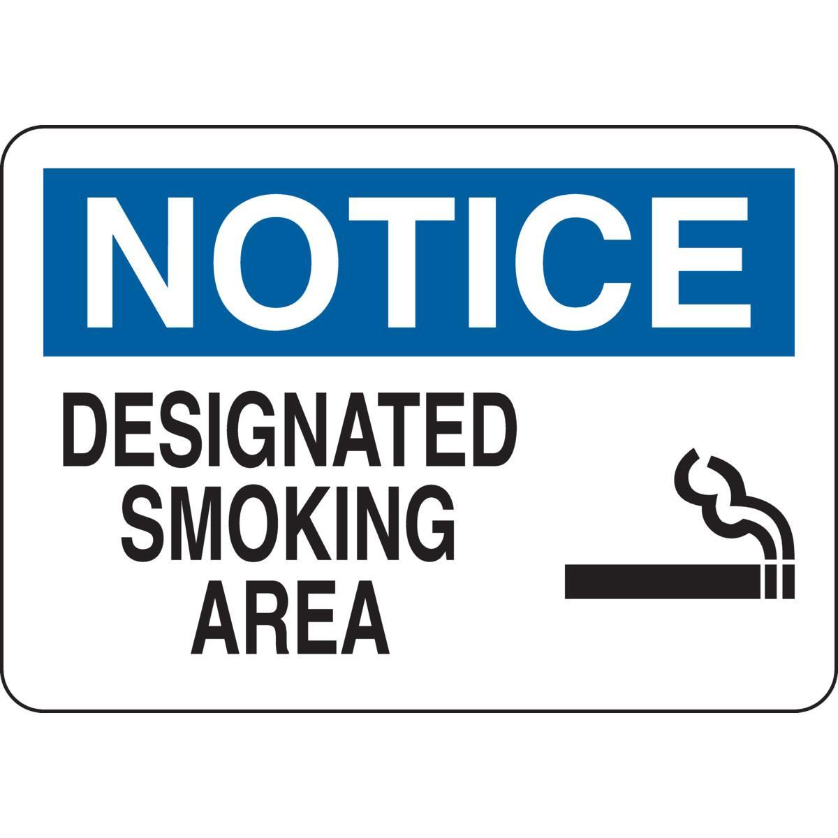 Brady® 132007 No Smoking & Restricted Activity Signs
