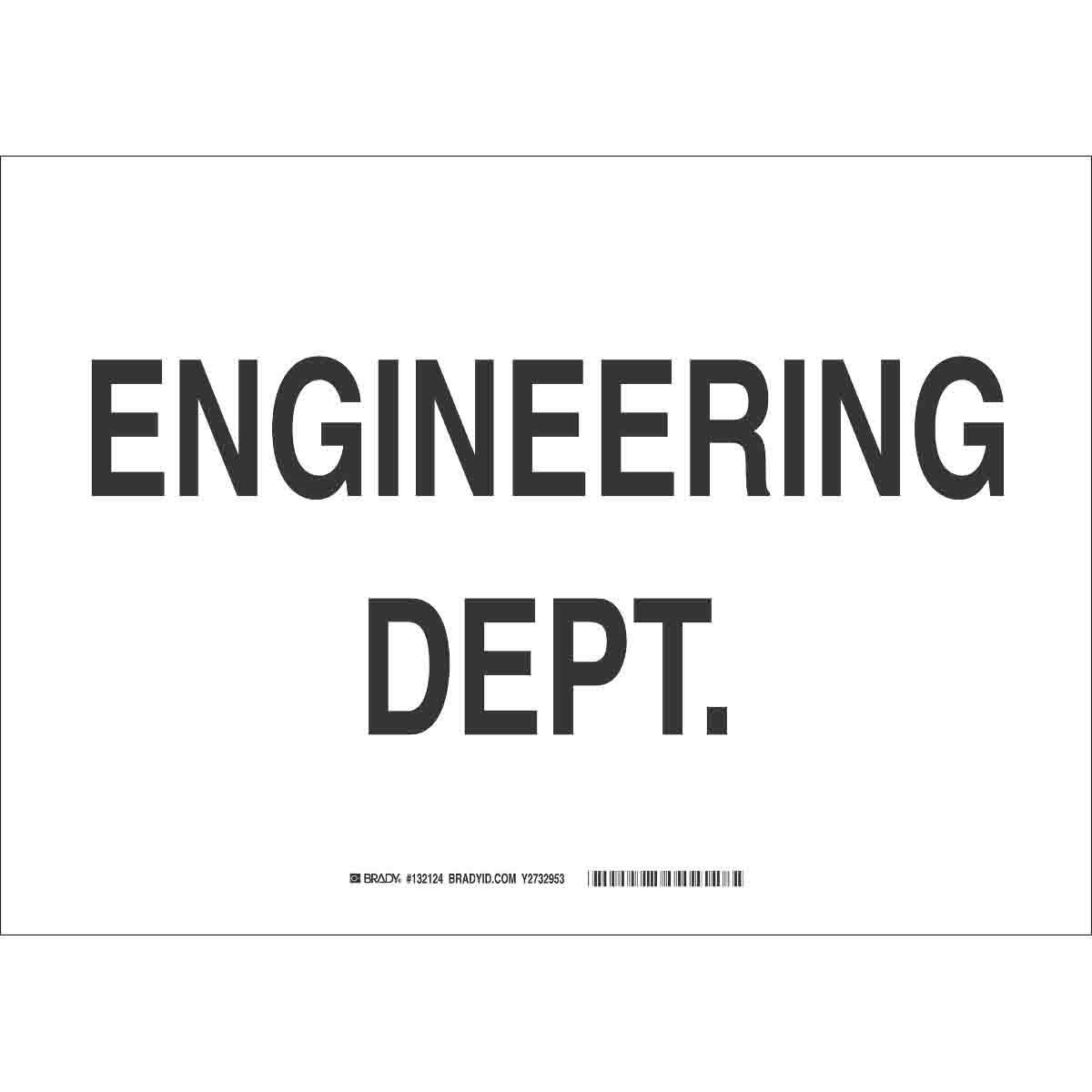 Brady® 132123 Access & Security Signs