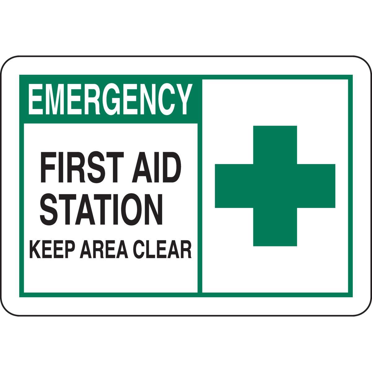 Brady® 132223 Fire, Emergency, Exit & First Aid Signs