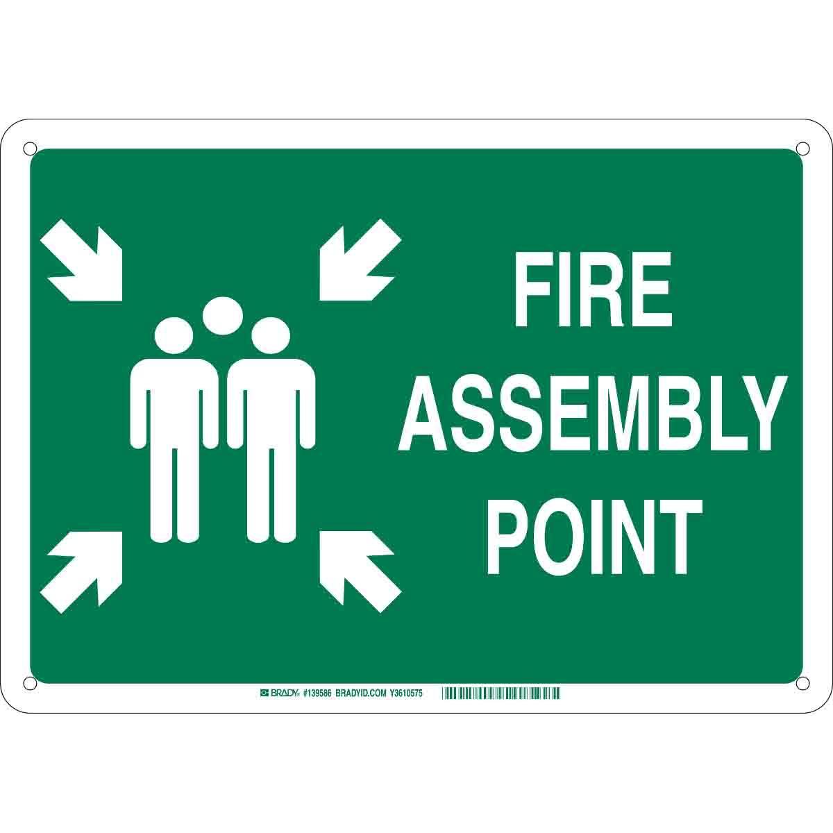 Brady® 139586 Fire, Emergency, Exit & First Aid Signs