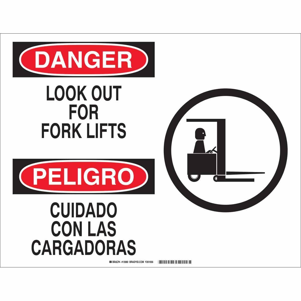 Brady® 13980 Accident Prevention Signs