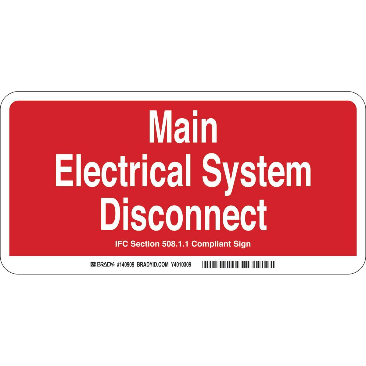 Brady® 140909 Accident Prevention Signs