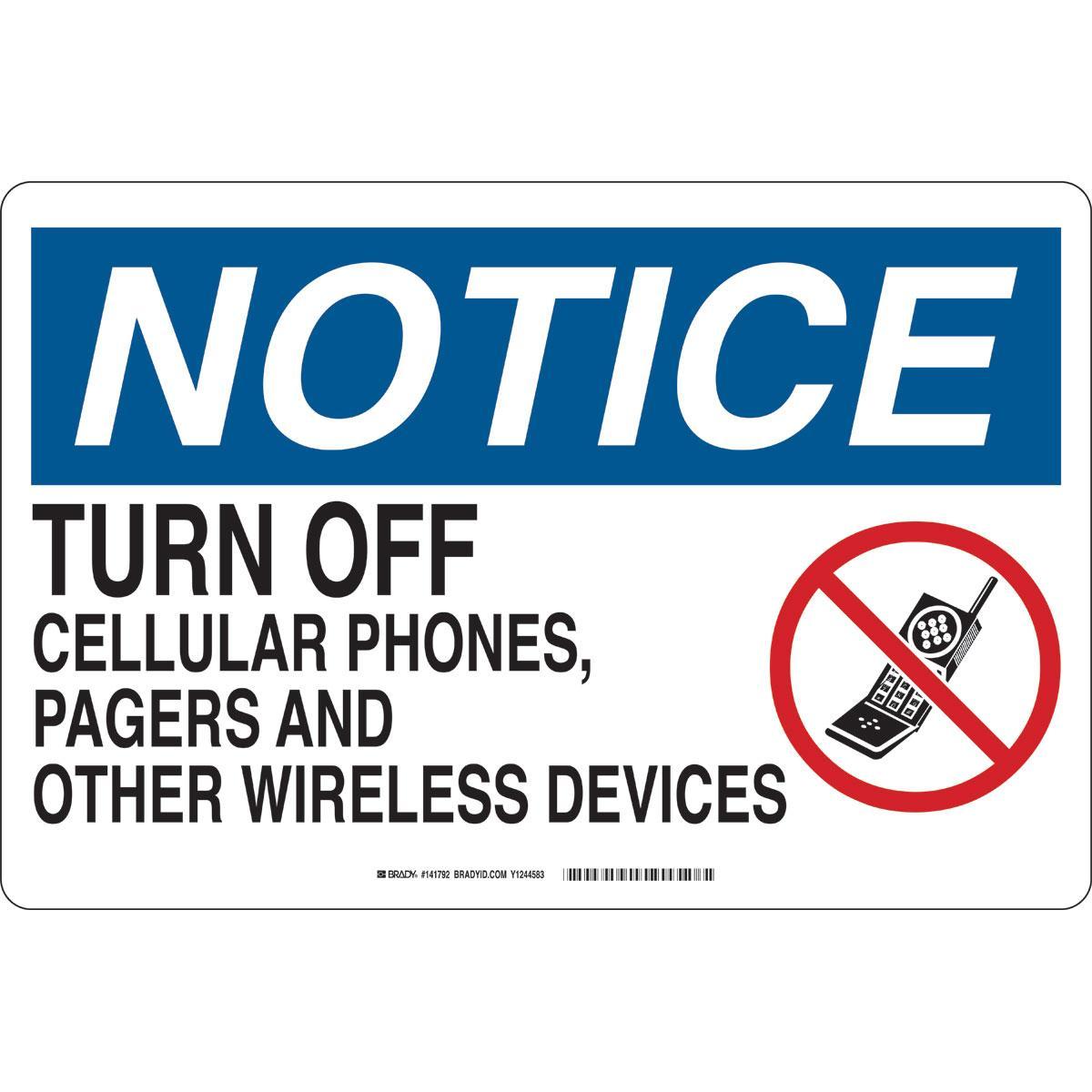 Brady® 141792 Access & Security Signs