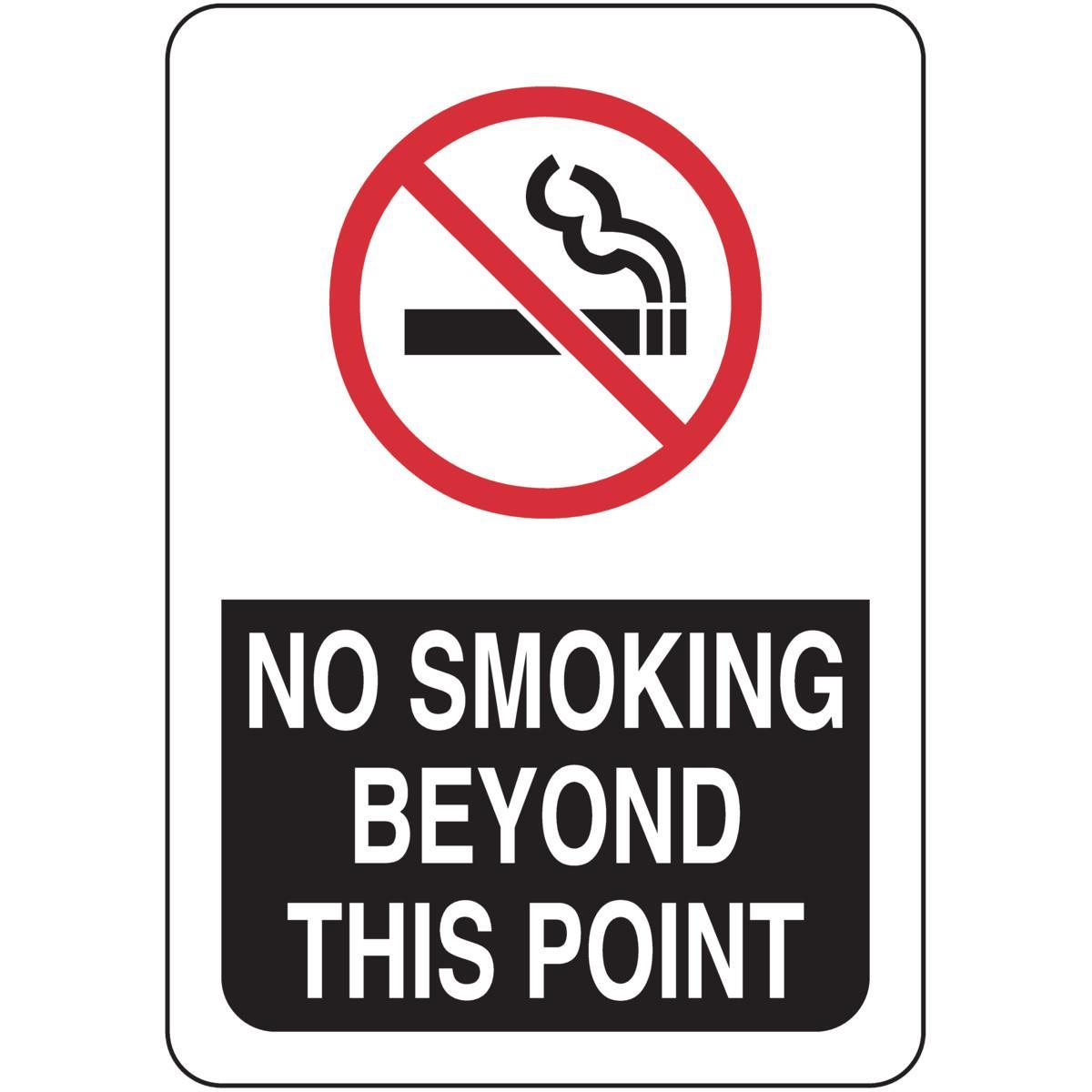 Brady® 141928 No Smoking & Restricted Activity Signs