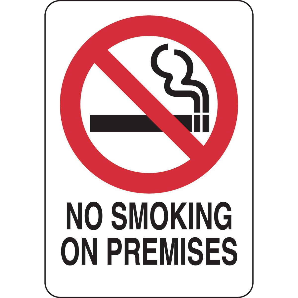 Brady® 141962 No Smoking & Restricted Activity Signs