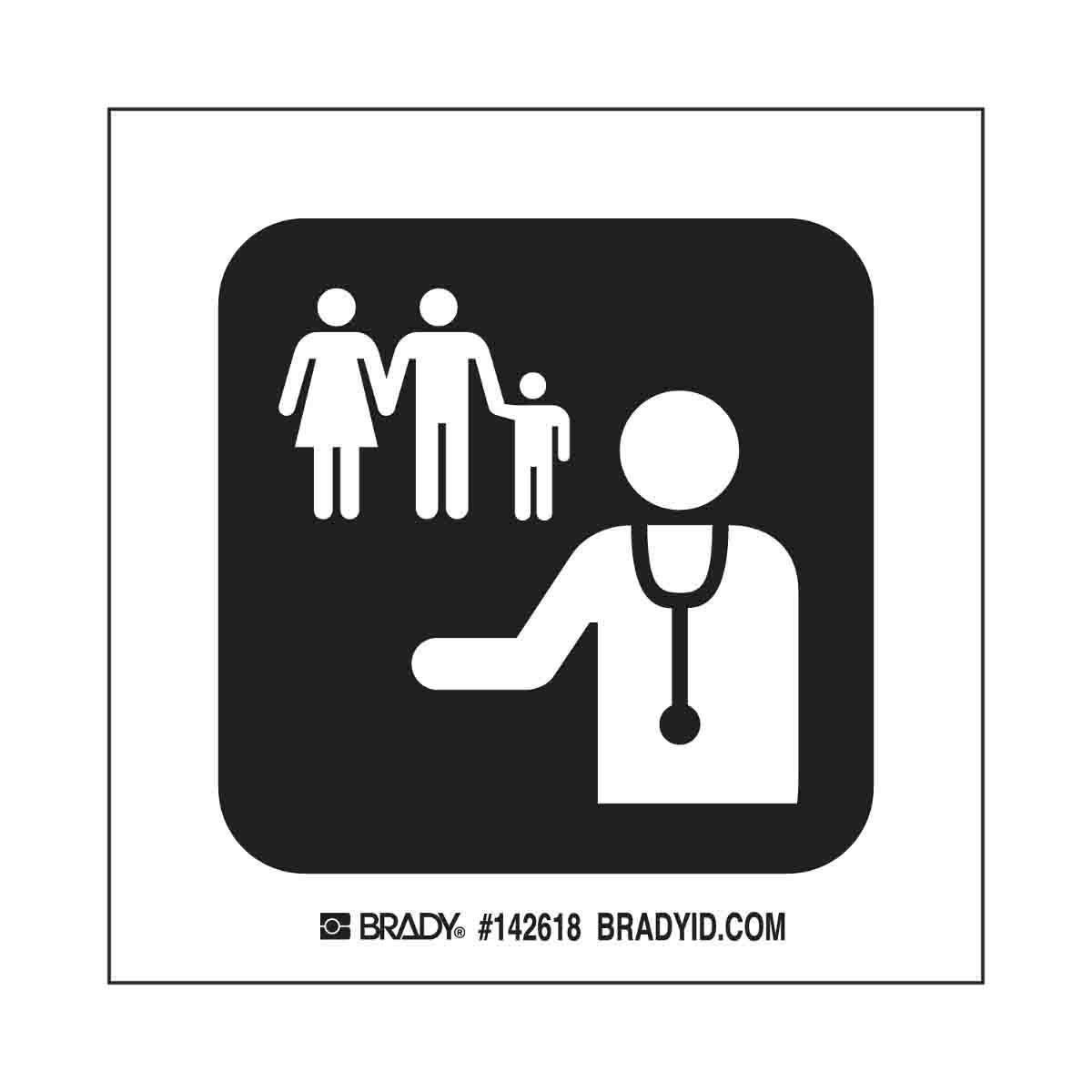 Brady® 142564 Office & Facility Signs