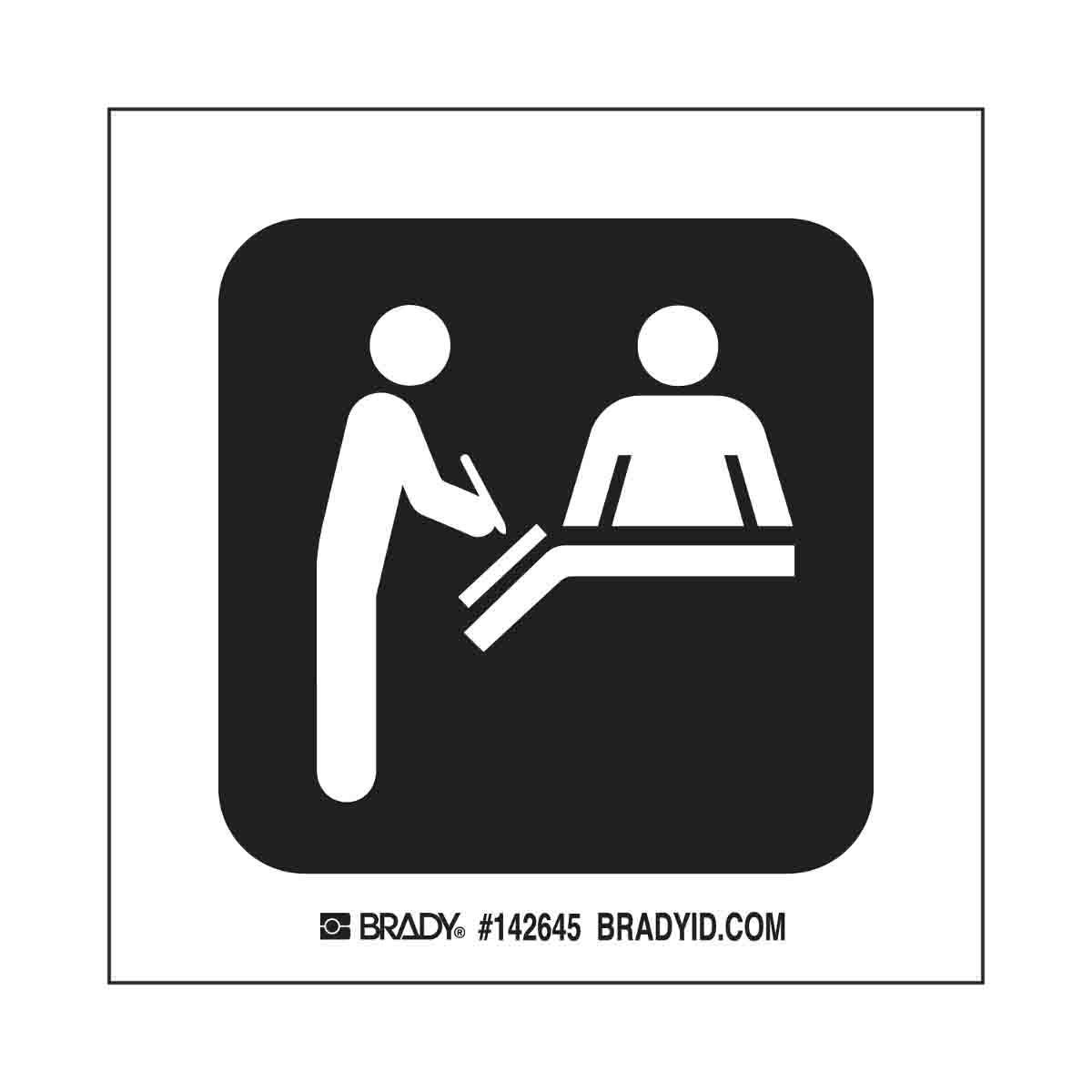 Brady® 142645 Office & Facility Signs