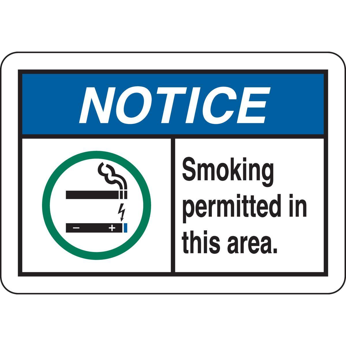 Brady® 143464 No Smoking & Restricted Activity Signs