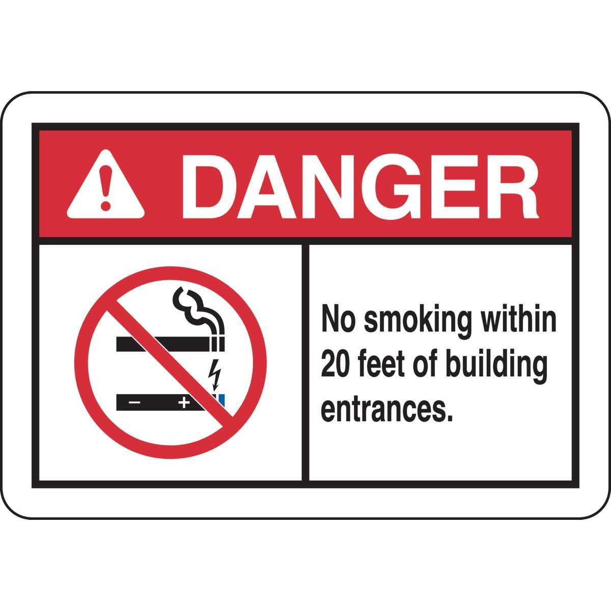 Brady® 143487 No Smoking & Restricted Activity Signs
