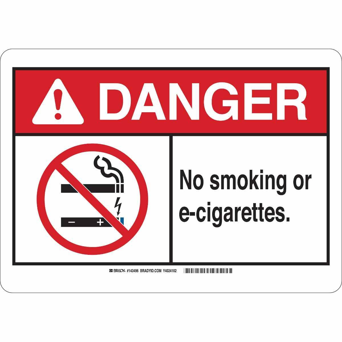 Brady® 143491 No Smoking & Restricted Activity Signs