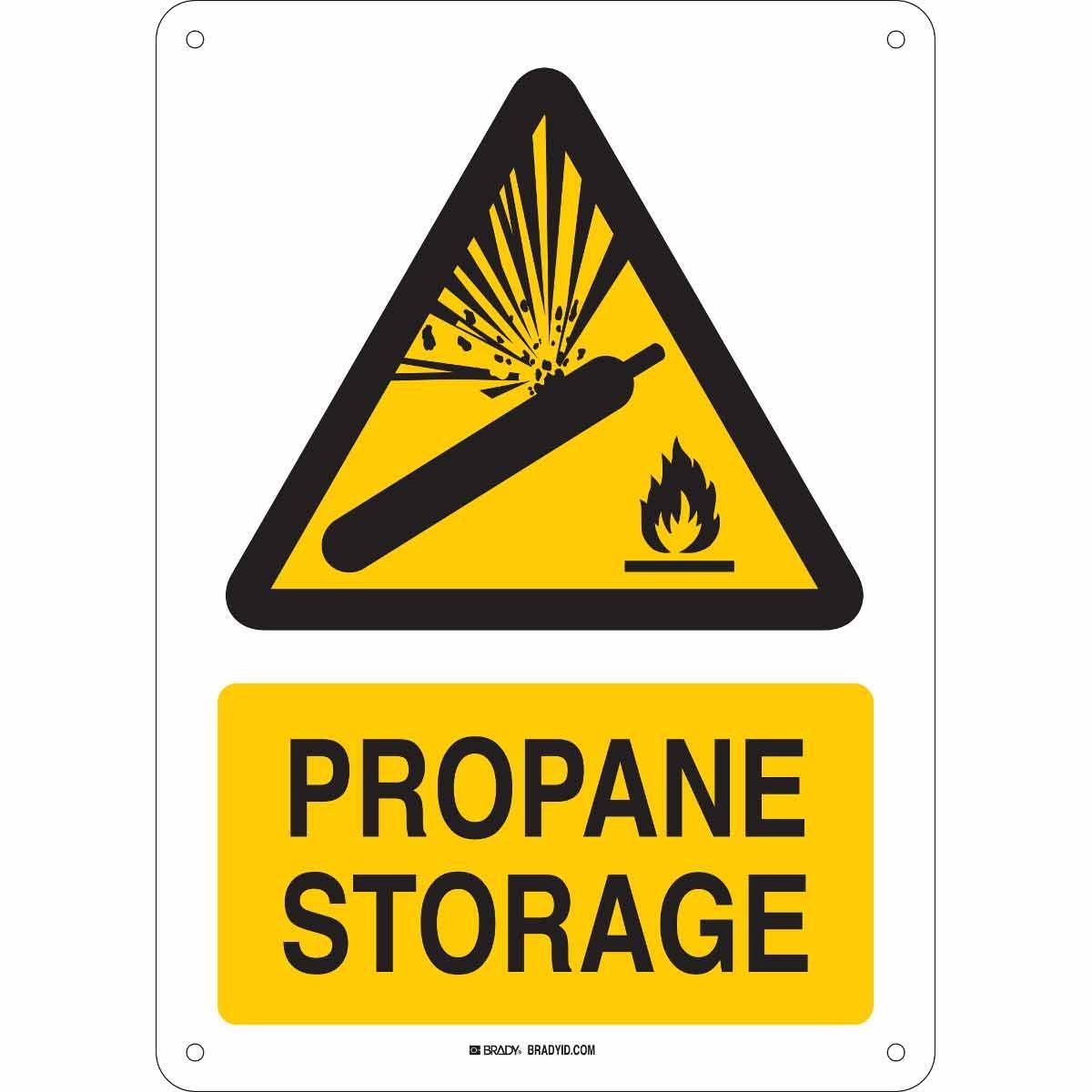 Brady® 143628 Chemical & Hazardous Material Signs