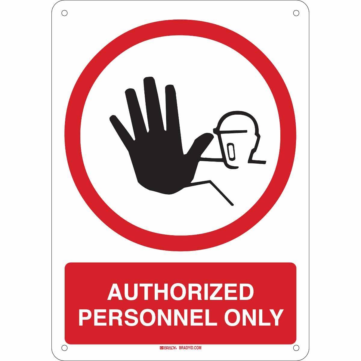 Brady® 143631 Access & Security Signs