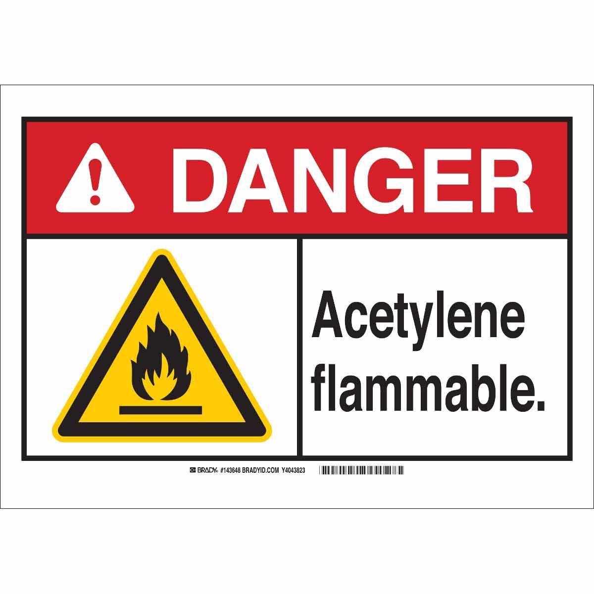Brady® 143644 Chemical & Hazardous Material Signs