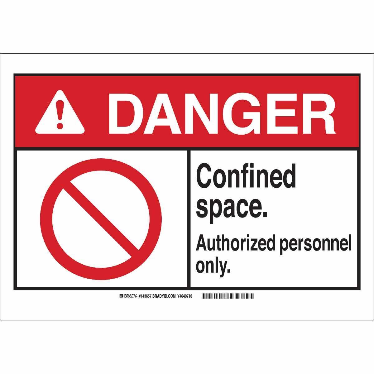 Brady® 143658 Accident Prevention Signs