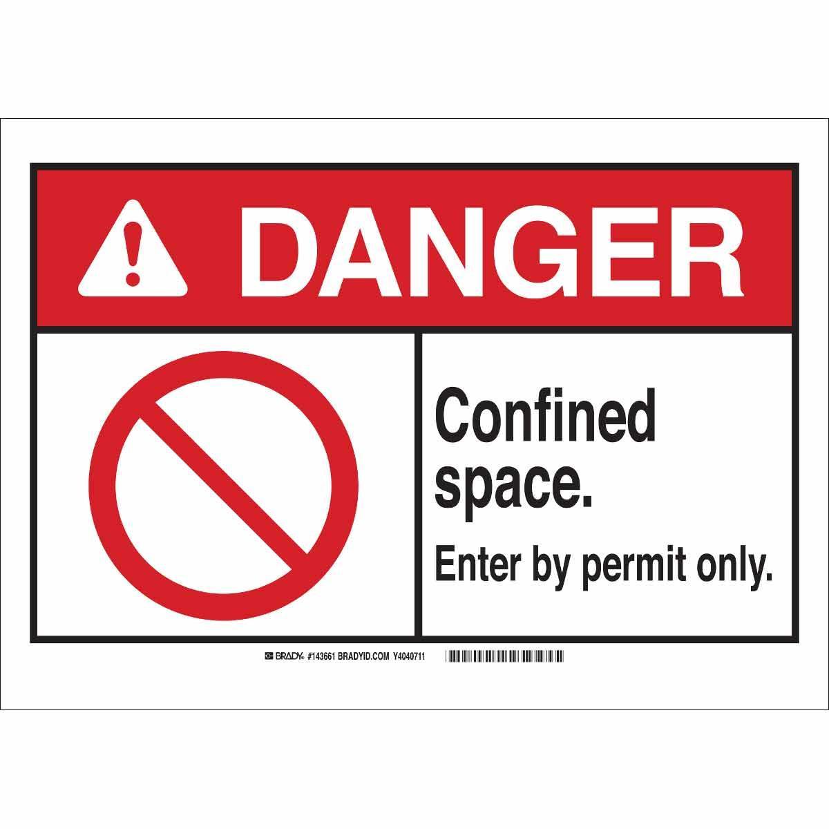 Brady® 143669 Accident Prevention Signs