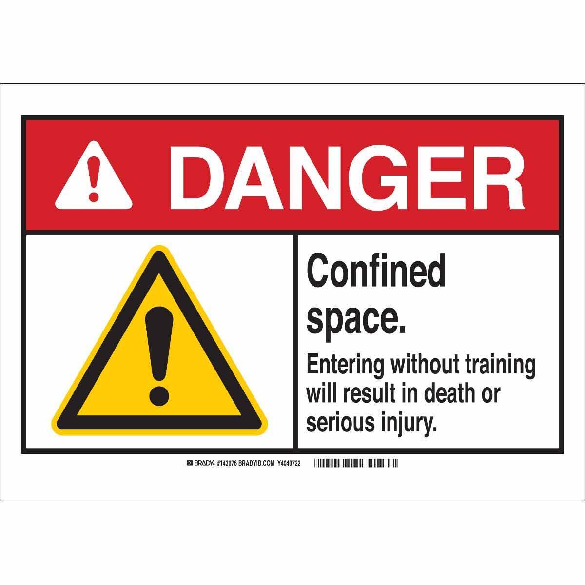 Brady® 143676 Accident Prevention Signs