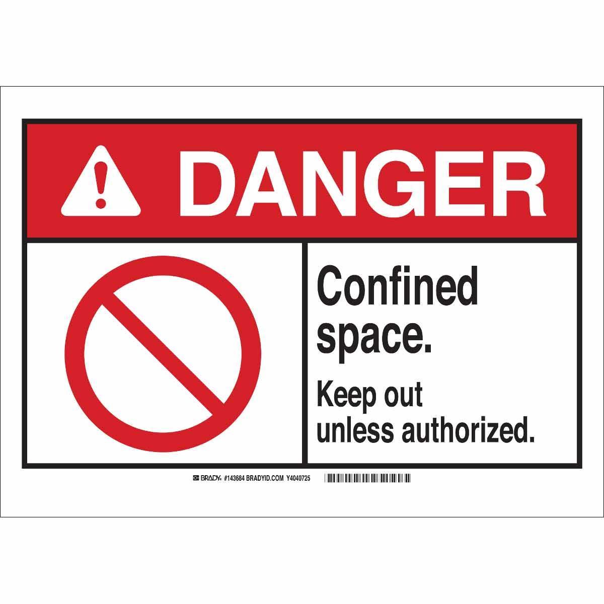 Brady® 143685 Accident Prevention Signs