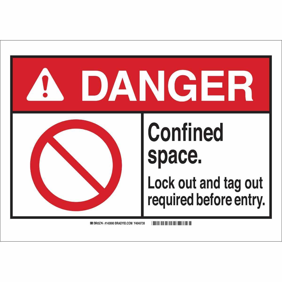 Brady® 143693 Accident Prevention Signs