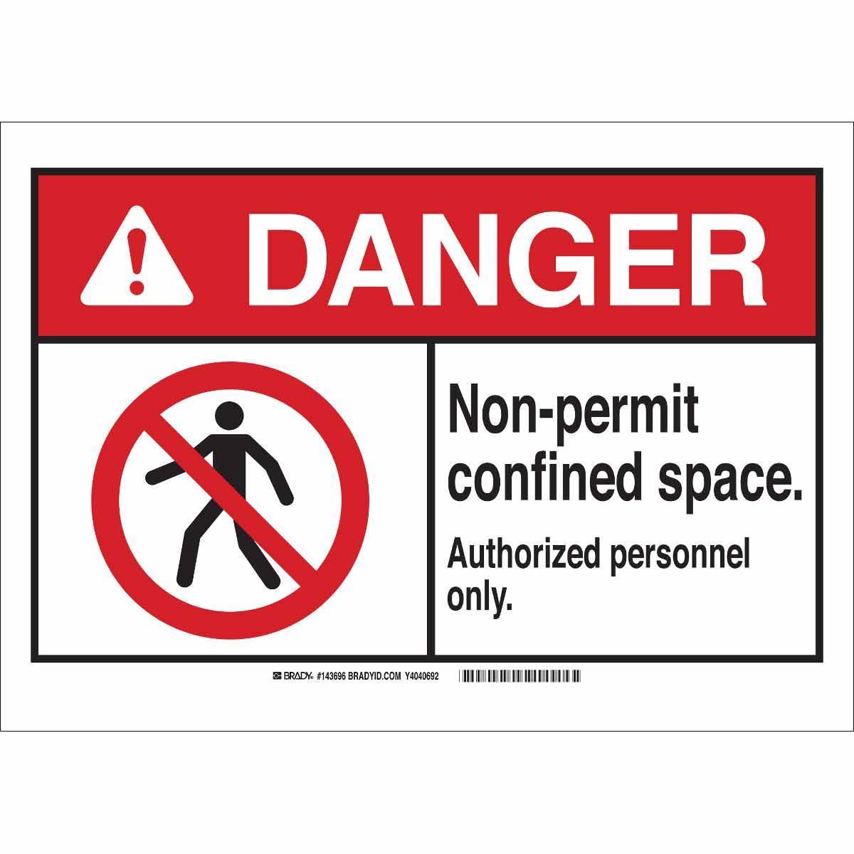 Brady® 143699 Accident Prevention Signs