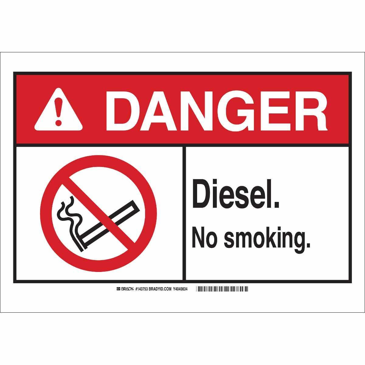 Brady® 143757 No Smoking & Restricted Activity Signs