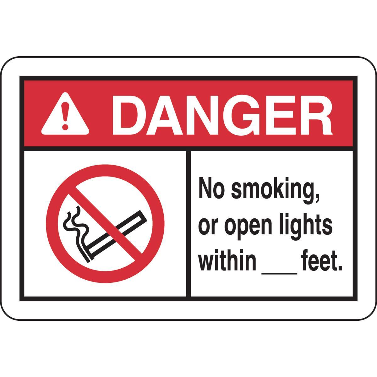 Brady® 143793 No Smoking & Restricted Activity Signs
