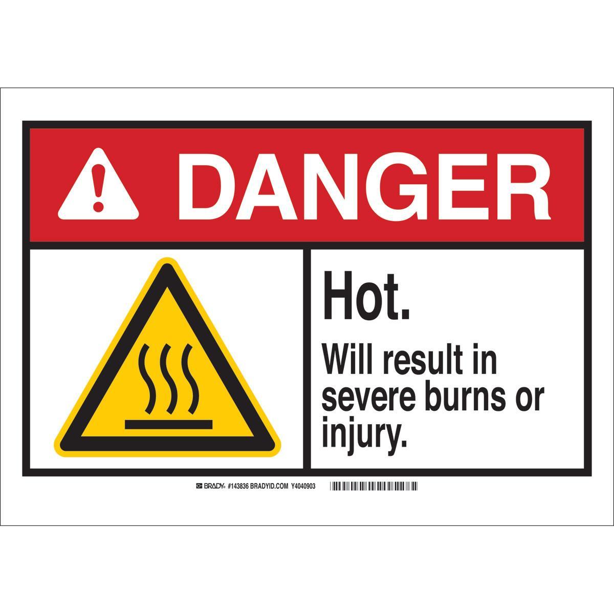 Brady® 143836 Accident Prevention Signs