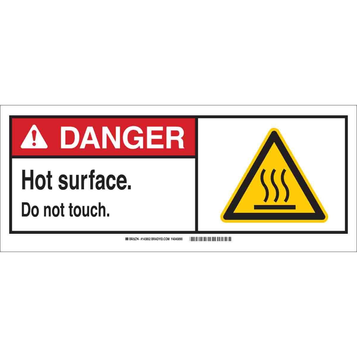 Brady® 143852 Accident Prevention Signs