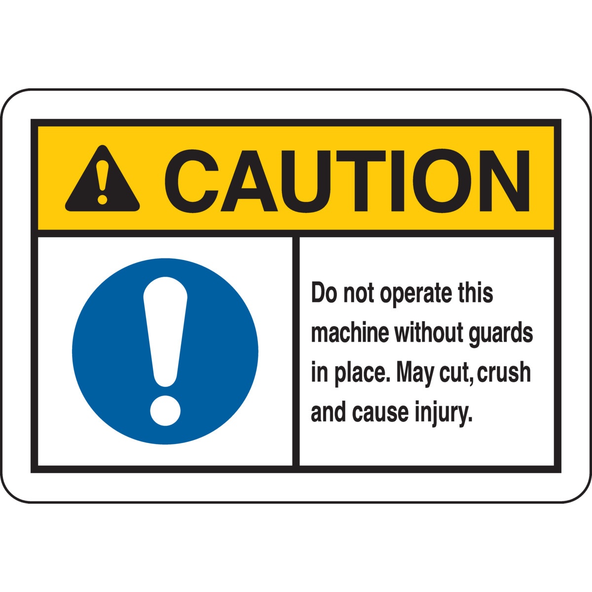 Brady® 143952 Accident Prevention Signs