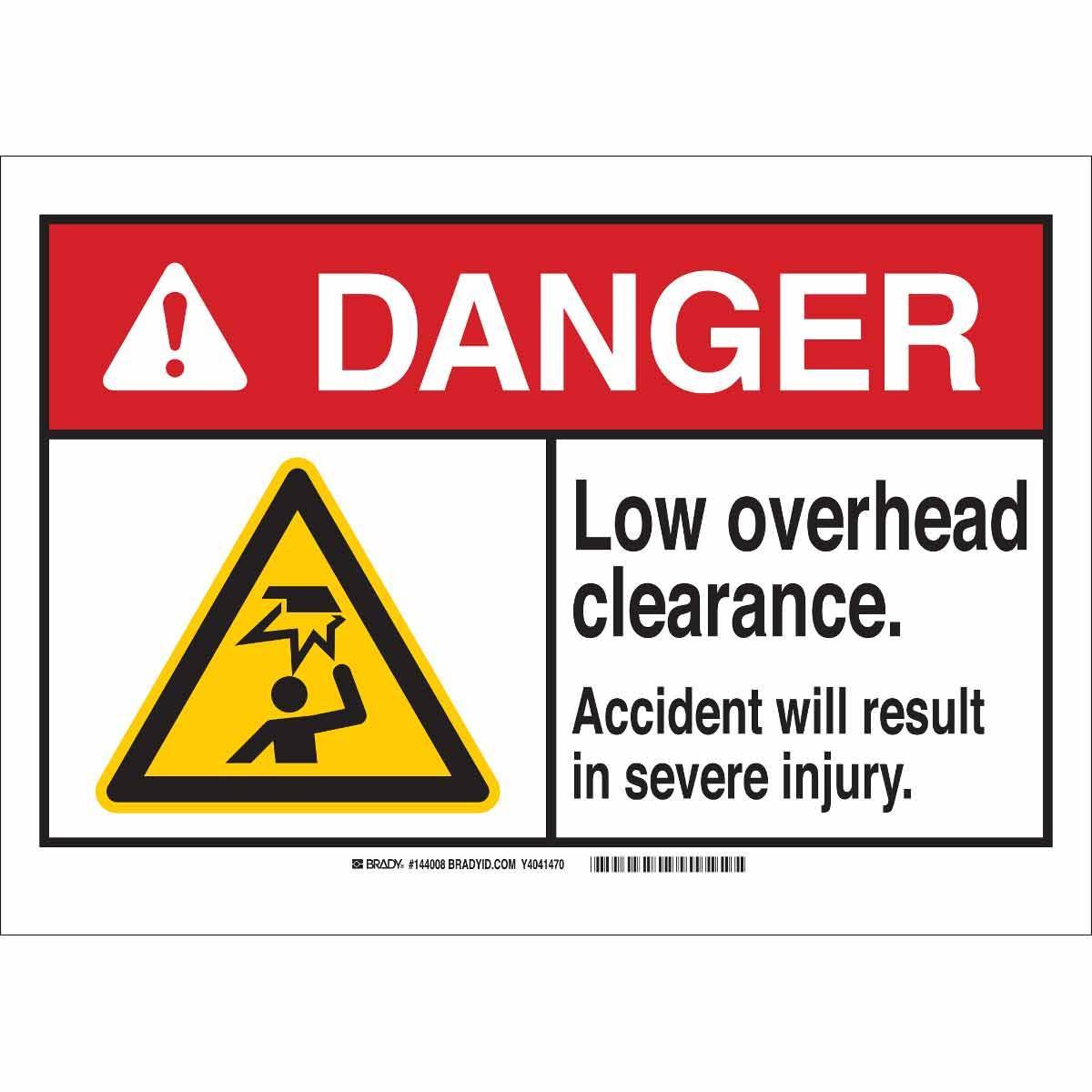 Brady® 144005 Accident Prevention Signs