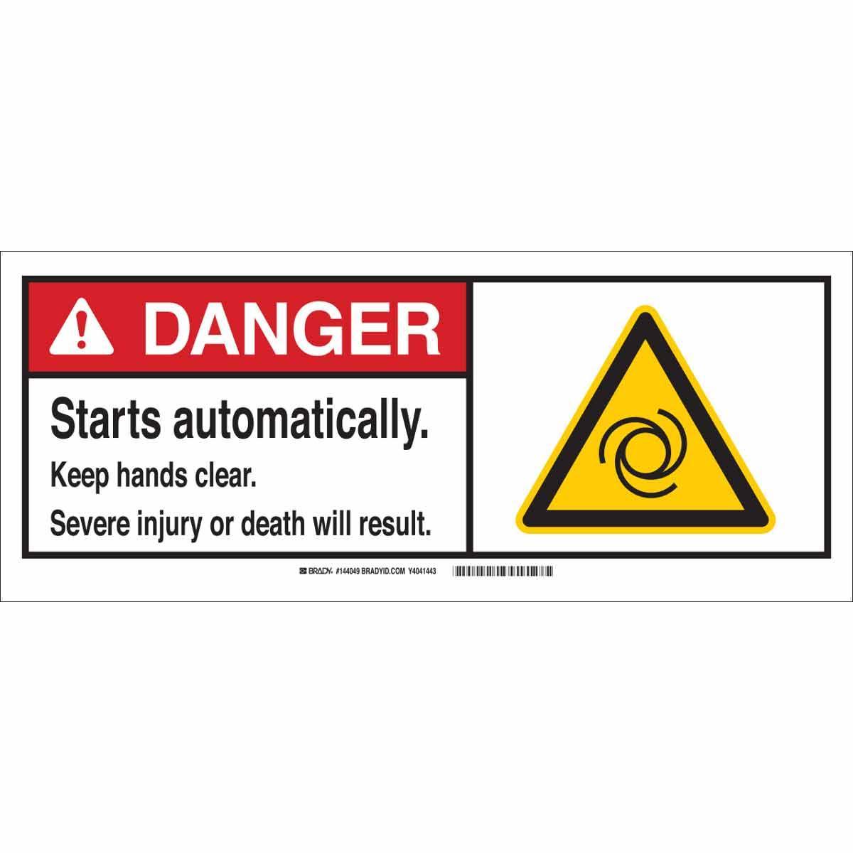 Brady® 144049 Accident Prevention Signs