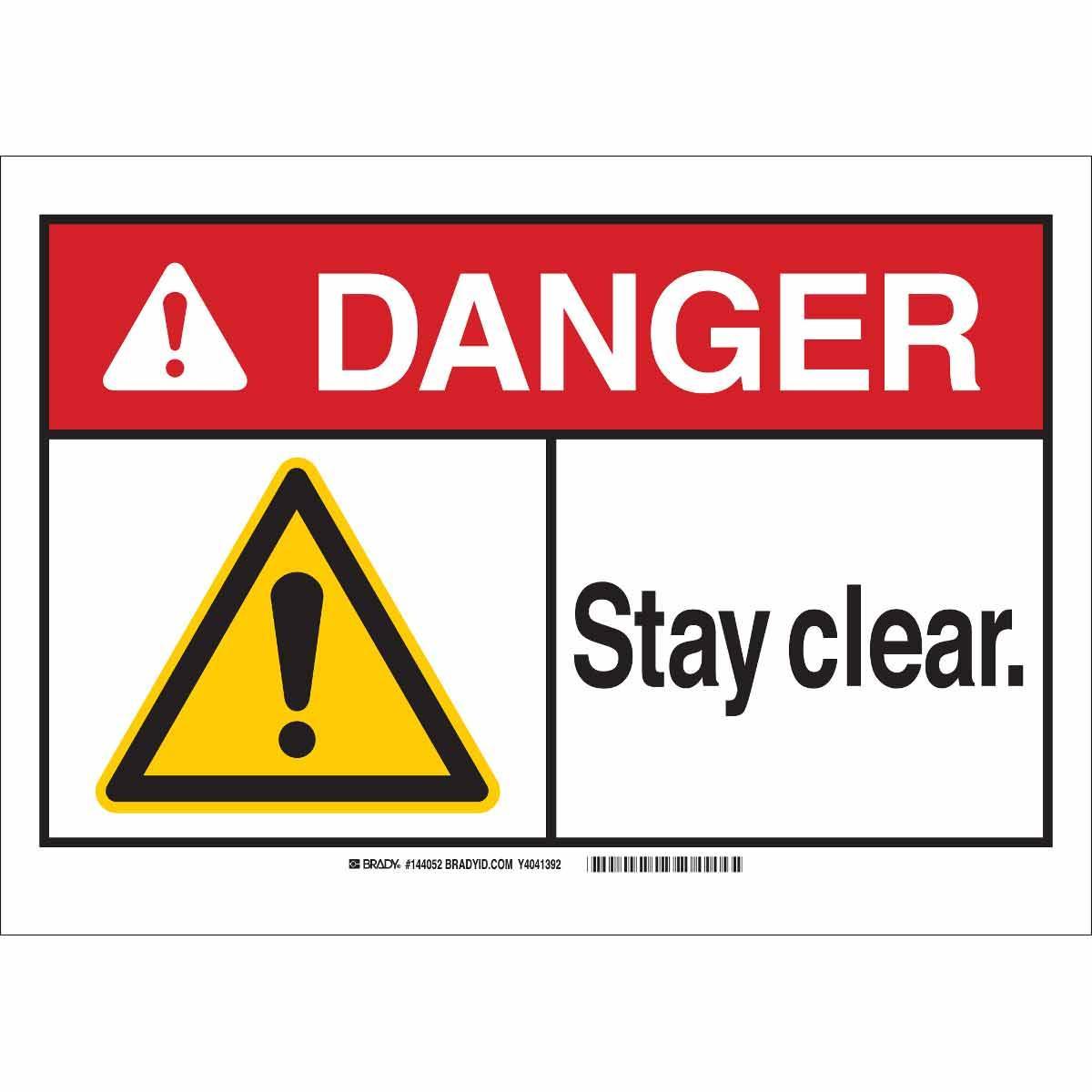 Brady® 144050 Accident Prevention Signs