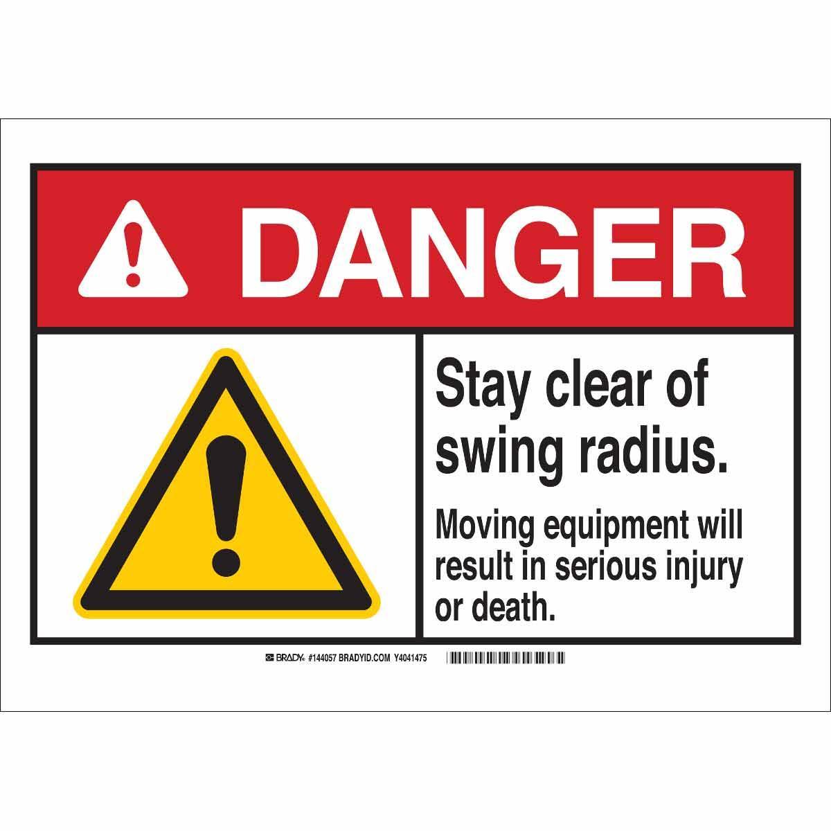 Brady® 144056 Accident Prevention Signs