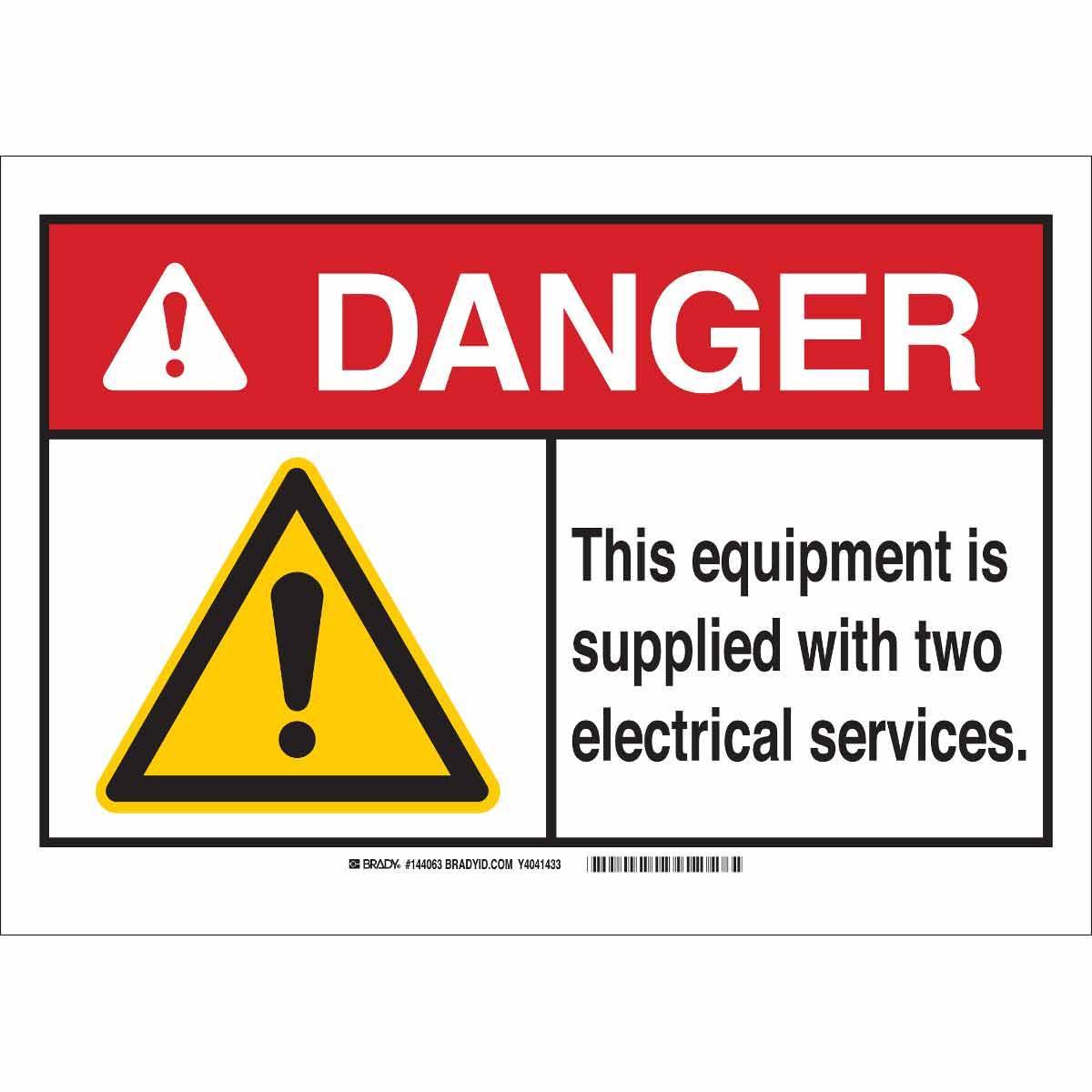 Brady® 144064 Accident Prevention Signs