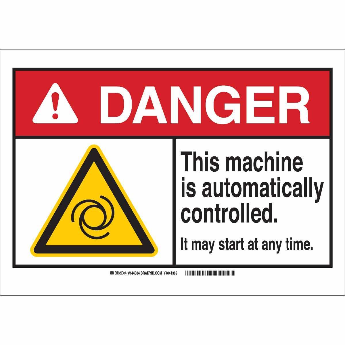 Brady® 144087 Accident Prevention Signs
