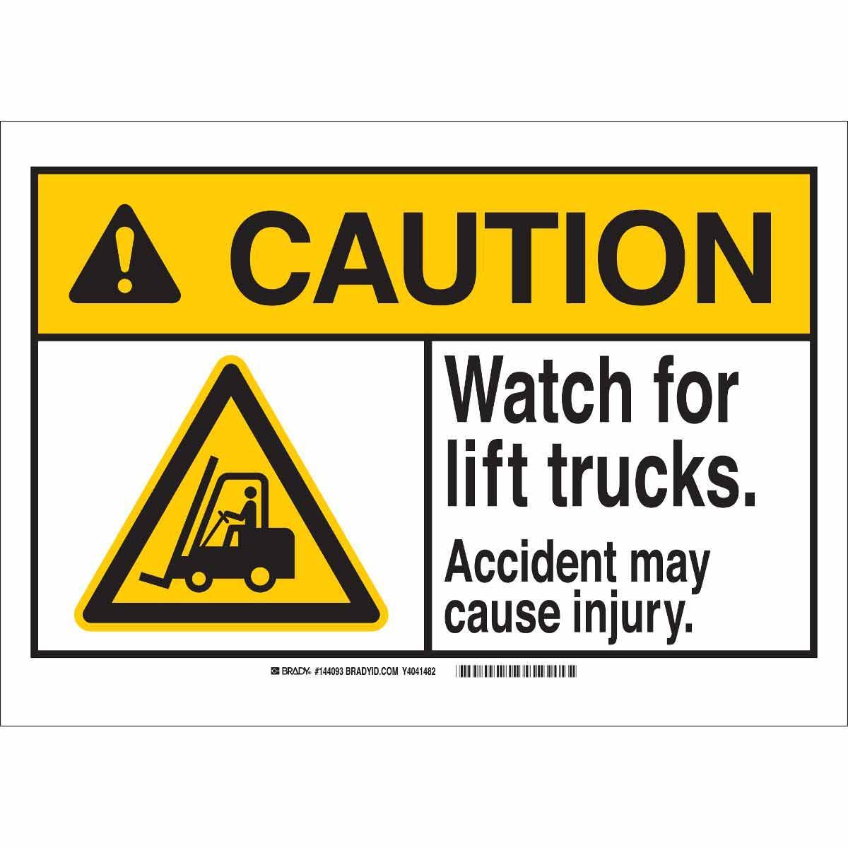 Brady® 144089 Accident Prevention Signs