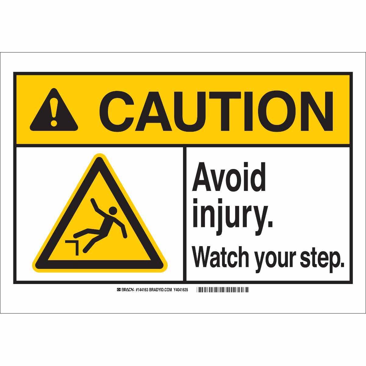 Brady® 144159 Accident Prevention Signs