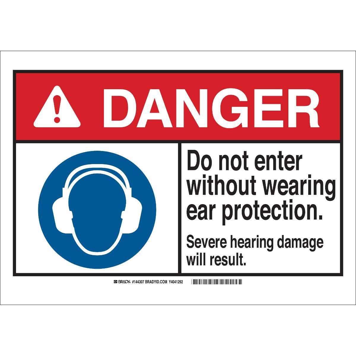 Brady® 144308 Accident Prevention Signs